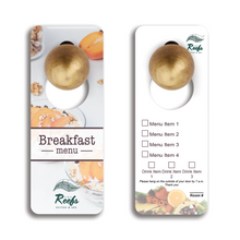 Load image into Gallery viewer, Menu Door Knob Hangers