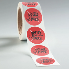 Load image into Gallery viewer, Circle Waterproof Roll Labels