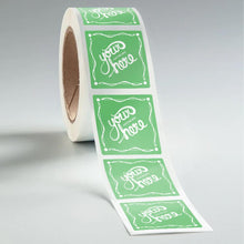 Load image into Gallery viewer, Square BOPP Roll Labels