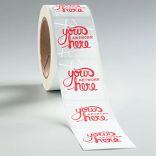 Load image into Gallery viewer, Clear Square BOPP Roll Labels