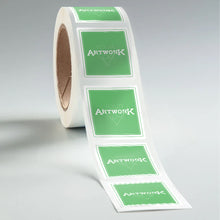 Load image into Gallery viewer, Square Paper Roll Labels