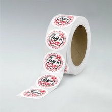Load image into Gallery viewer, Fry The Coop Logo Paper Roll Labels
