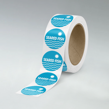 Load image into Gallery viewer, Seared Fish 1" Label
